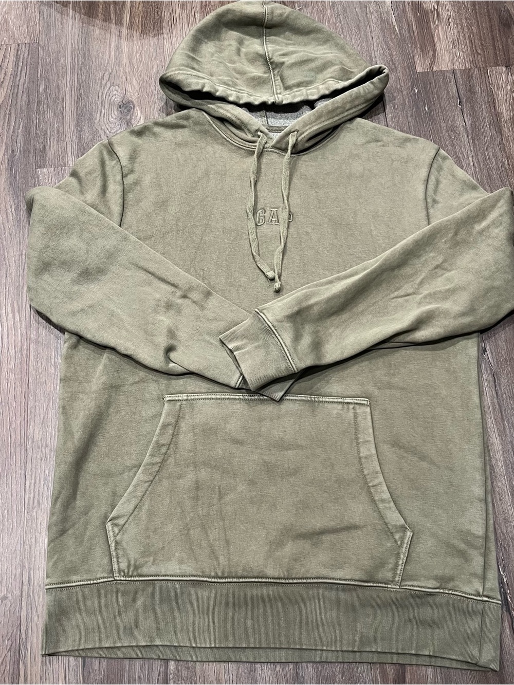GAP Olive Green Hoodie with Embroidered Logo